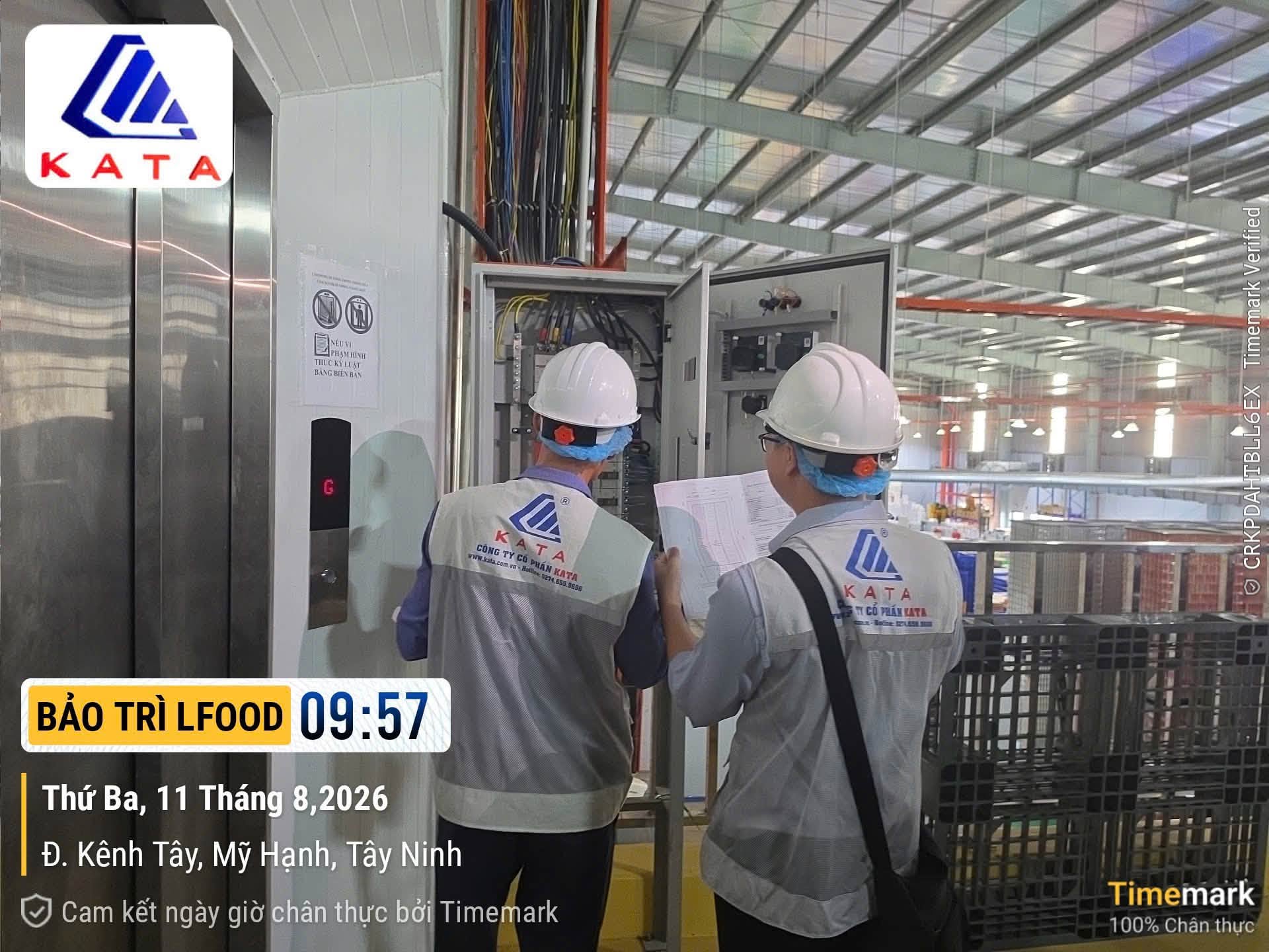 KATA bảo hành định kỳ Nhà máy LFood – KCN Nam Thuận – ảnh 3