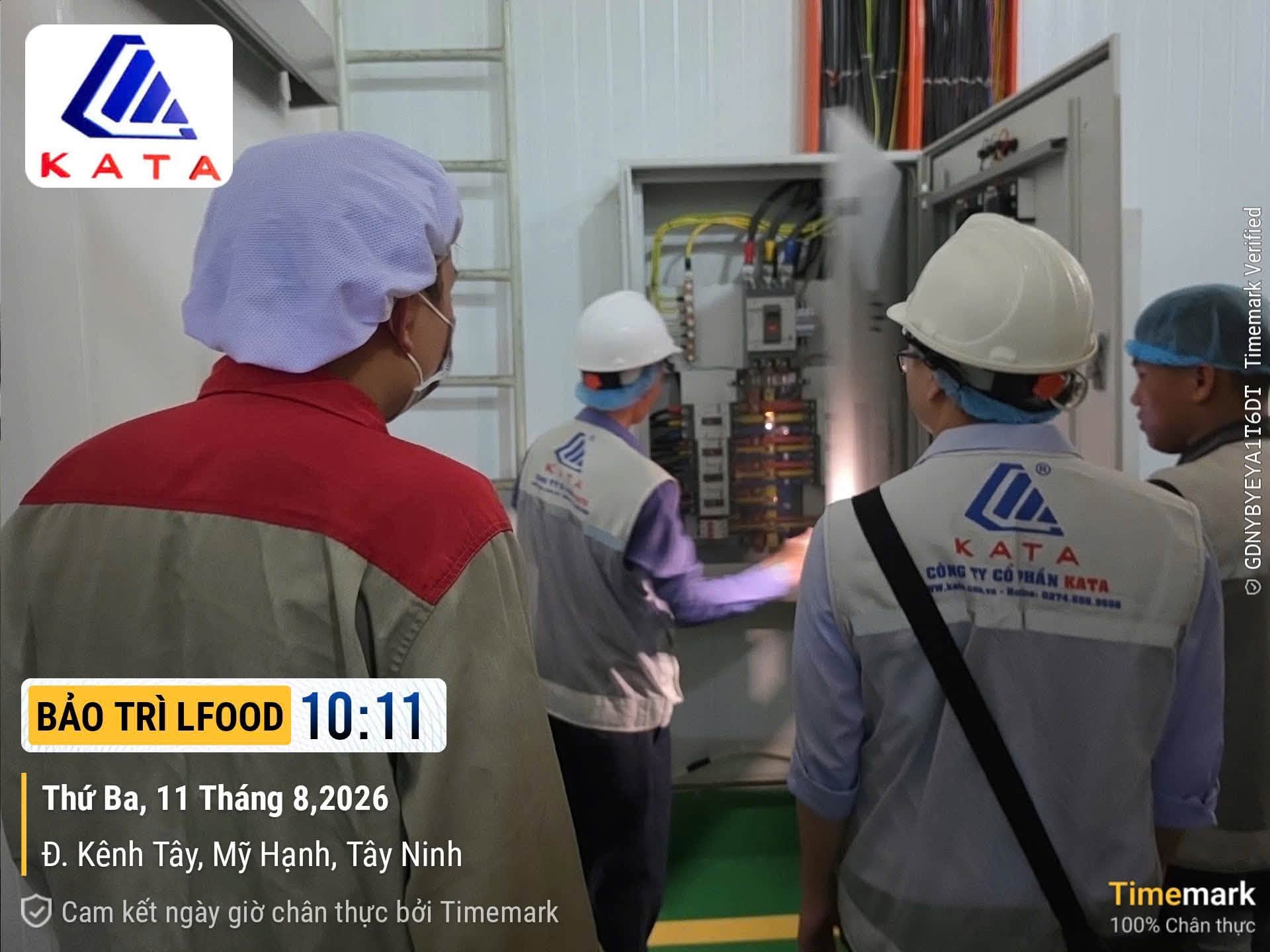 KATA bảo hành định kỳ Nhà máy LFood – KCN Nam Thuận – ảnh 5